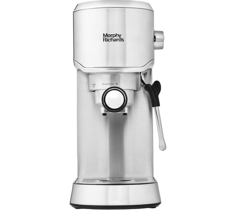 Compact Espresso Coffee Machine - Stainless Steel