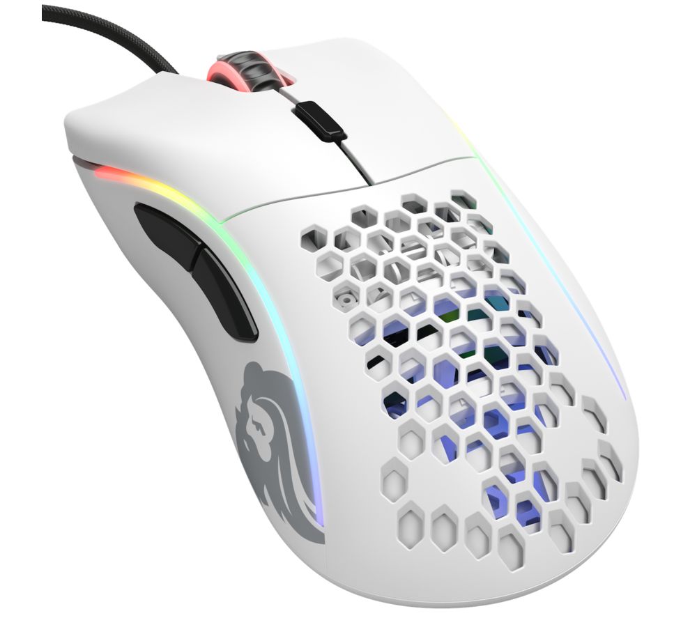 Model D RGB Optical Gaming Mouse - Matte White