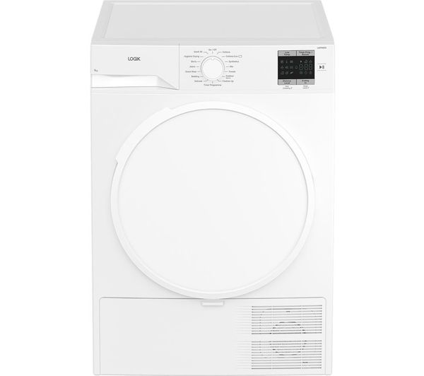Logik Lhp9w25 9 Kg Heat Pump Tumble Dryer White