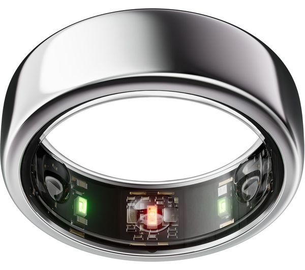 OURA Ring Gen3 Horizon - Silver, Size 8 - 000000000010311586