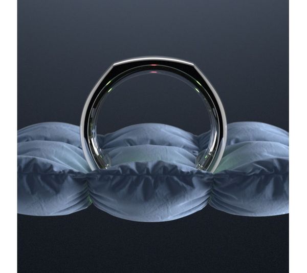 OURA Ring Gen3 Horizon - Silver, Size 8 - 000000000010311586