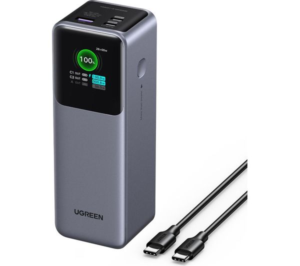 UGREEN Nexode 25000 mAh Portable Power Bank - Grey