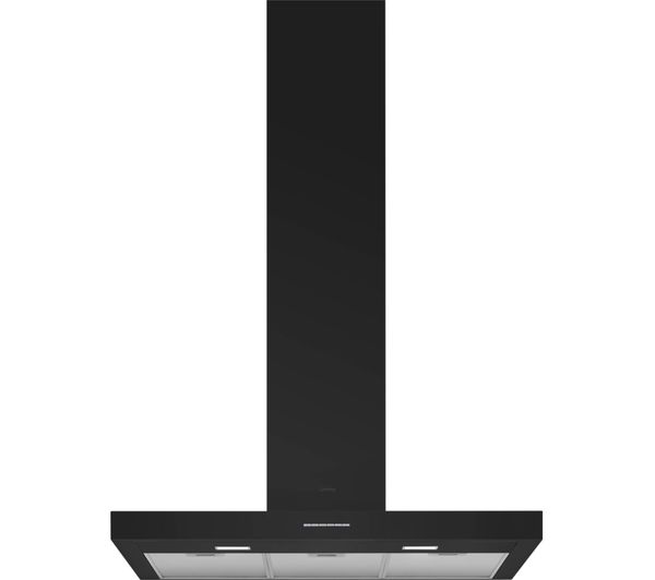 An image of SMEG KBT900NE Chimney Cooker Hood - Matte Black