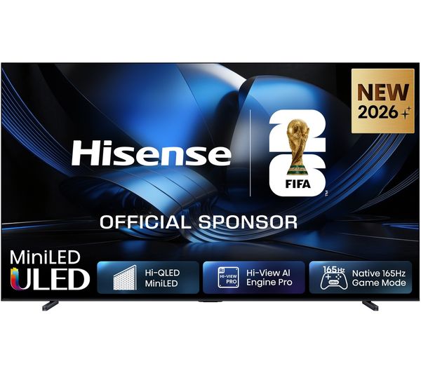 An image of HISENSE U7S 100" Mini LED 4K 144Hz Smart AI TV with Freely - 100U7STUK