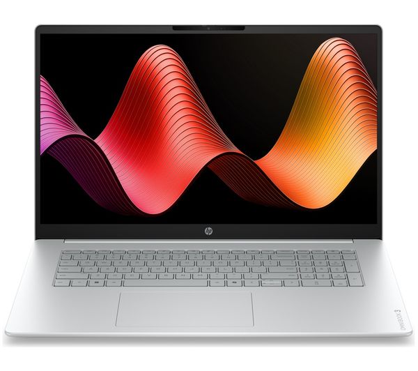 An image of HP OmniBook 3 AI 17.3" Laptop - Intel® Core™ 5, 256 GB SSD, Silver