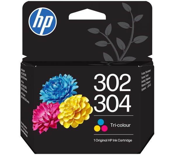 An image of HP 302/304 Original Tri-colour Ink Cartridge
