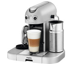 NESPRESSO 11335 Nespresso GranMaestria Coffee Machine & Aeroccino - Silver