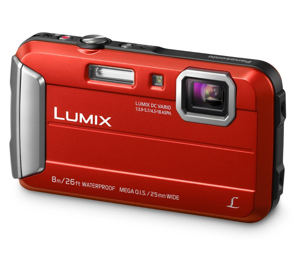 PANASONIC Lumix DMC-FT30EB-R Tough Compact Camera specs