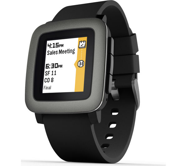 Pebble time black new arrivals