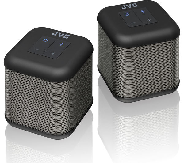 JVC SPAT3B Portable Bluetooth Wireless Speakers Black Currys PC