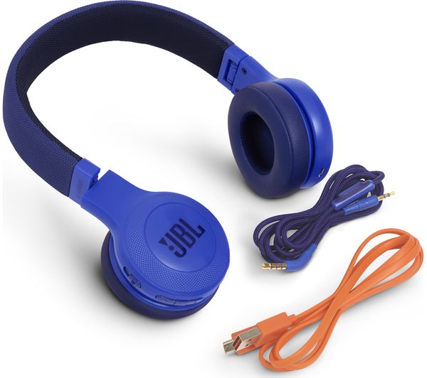 Buy JBL E45BT Wireless Bluetooth Headphones - Blue | Free ...