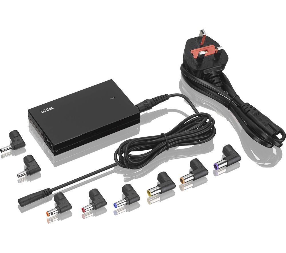 thumbnail image 2 of Logik LNP90W24 Universal Laptop Power Adapter - 90W, 19V, 4.7A With Tips For HP, Dell, Lenovo (Used) 2 of 5