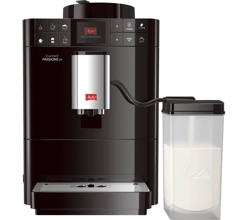 MELITTA Caffeo Passione OT F53/1-102 Bean to Cup Coffee Machine – Black, Black