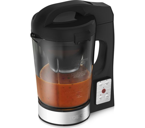 Buy TOWER T12019 Soup Maker Black Free Delivery Currys