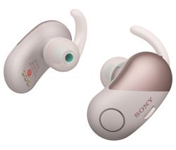 SONY Sports WF-SP700N Wireless Bluetooth Noise-Cancelling Headphones - Pink
