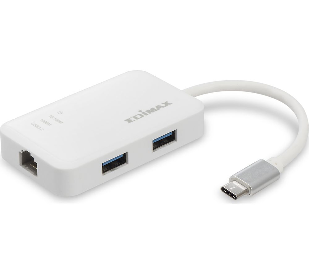 Buy EDIMAX EU4308 USB TypeC to & 3Port USB Hub Free