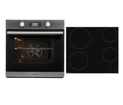 HOTPOINT Class 2 SA2 544 C IX Electric Single Oven & HR 651 C H Electric Ceramic Hob Bundle