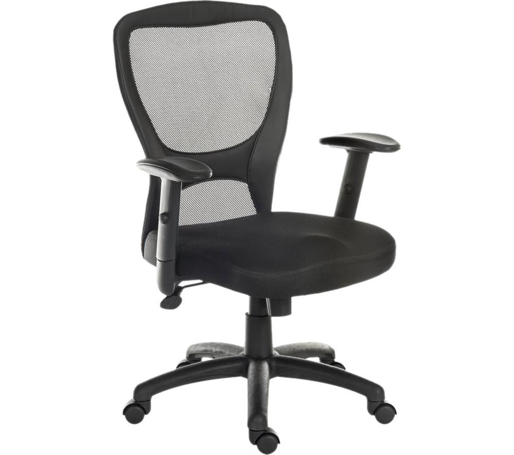 TEKNIK Mistral 2 Mesh Fabric Tilting Executive Chair - Black, Black