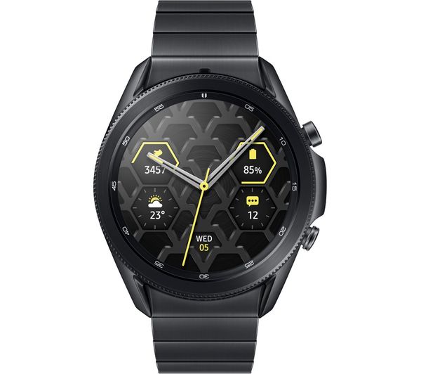 SM R840NTKAEUA SAMSUNG Galaxy Watch3 Titanium Mystic Black 45