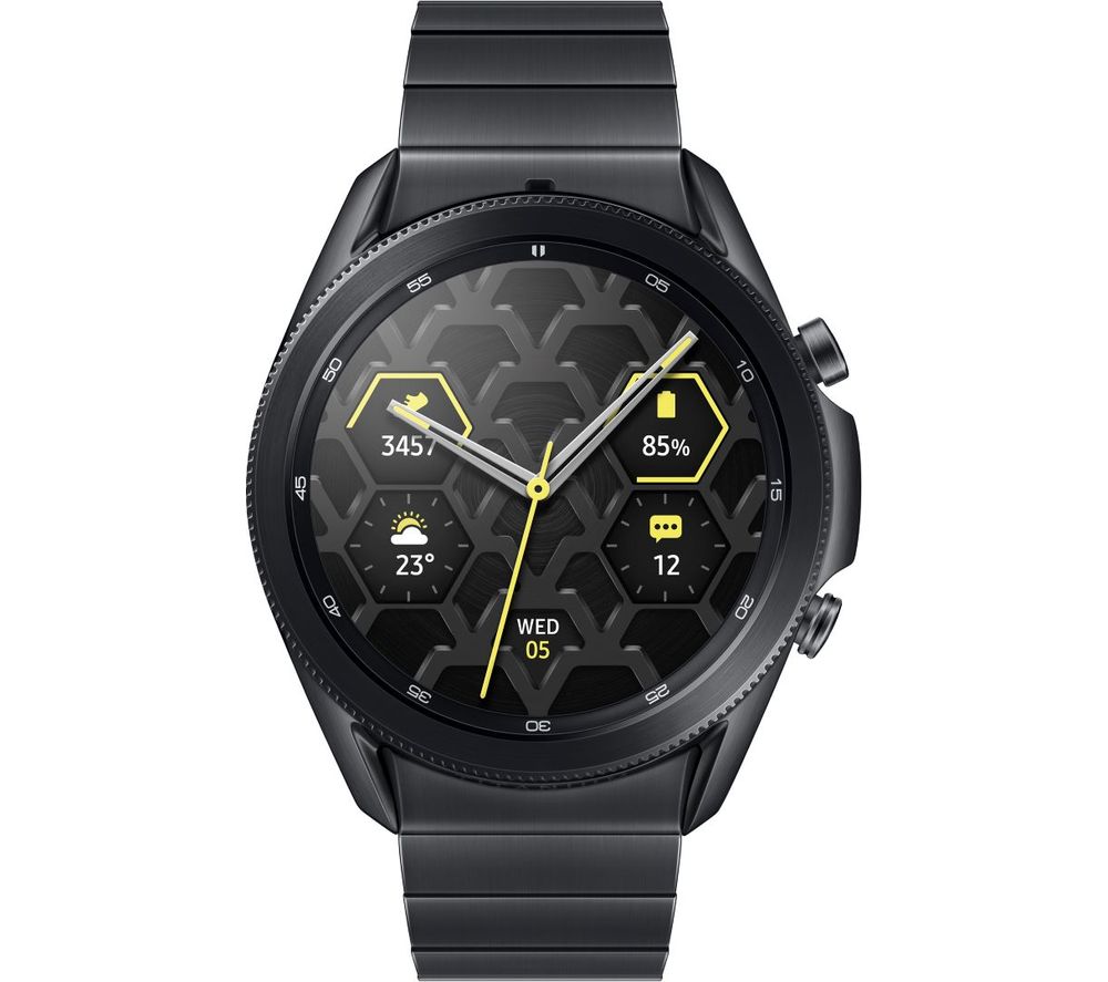 SAMSUNG Galaxy Watch3 4G Titanium - Mystic Black, 45 mm