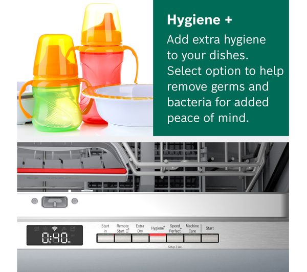 SMV4HTX27G BOSCH Series 4 SMV4HTX27G Fullsize Fully Integrated WiFi