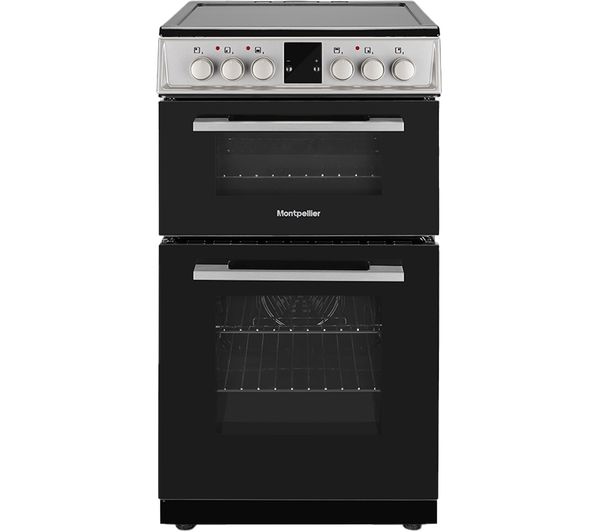 Montpellier Mdoc50fs 50 Cm Electric Ceramic Cooker Silver