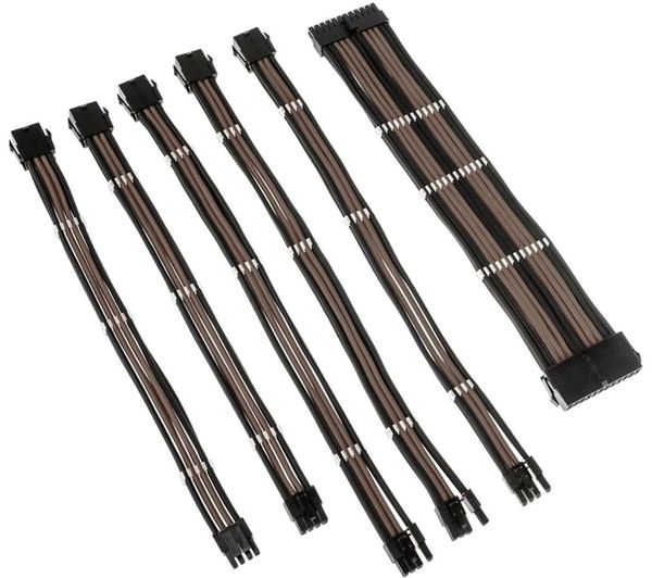 Kolink Core Adept Power Extension Cable Kit Grey Black