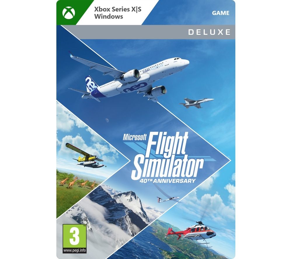 Microsoft Flight Simulator 40th Anniversary Deluxe Edition - Xbox Series X|S & PC, Download