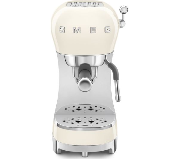 An image of SMEG ECF02CRUK Coffee Machine - Cream