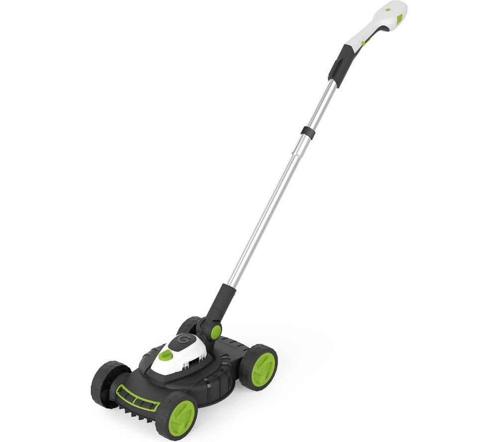Small SLM50 Cordless Lawn Mower - Black & Green