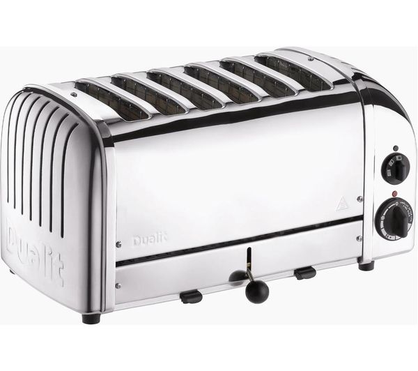 DUALIT Classic 6-Slice Toaster - Chrome