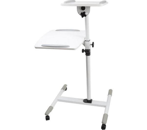Properav Projector Trolley Laptop Stand White