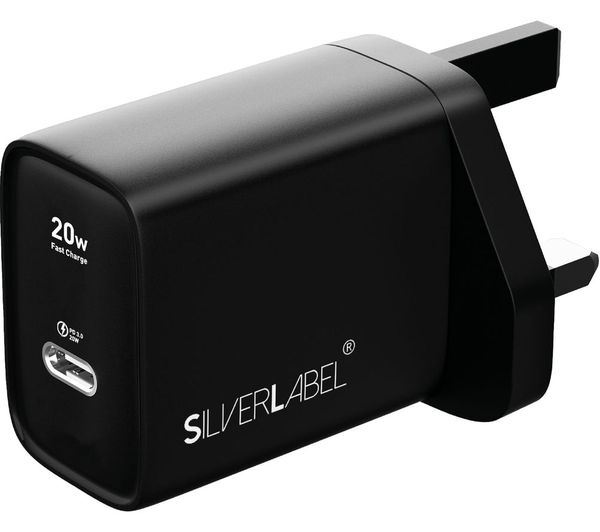 Silverlabel 29421sl10 20 W Universal Usb Type C Charger Black