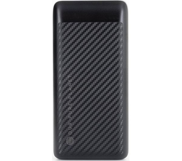 Our Pure Planet 20000 Mah Portable Power Bank Black