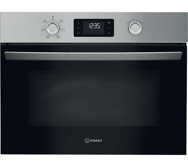Indesit Ip 252r Xuk Built In Microwave With Grill Stainless Steel