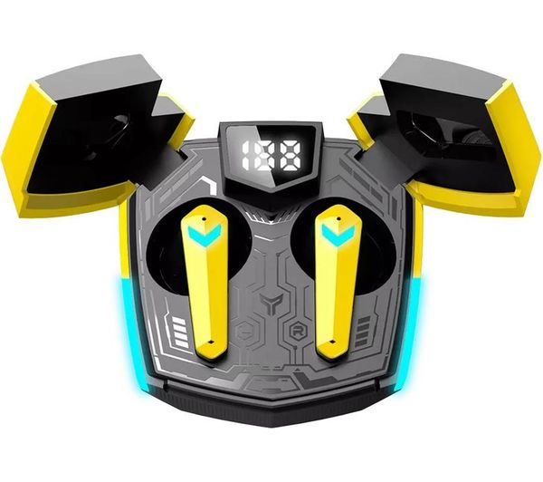 An image of CANYON DoubleBee GTWS-2 Wireless Bluetooth Gaming Earbuds - Yellow