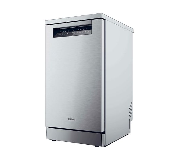 HAIER I Pro Shine XF1C3TB1FX-80 Slimline WiFi-enabled Dishwasher - Silver