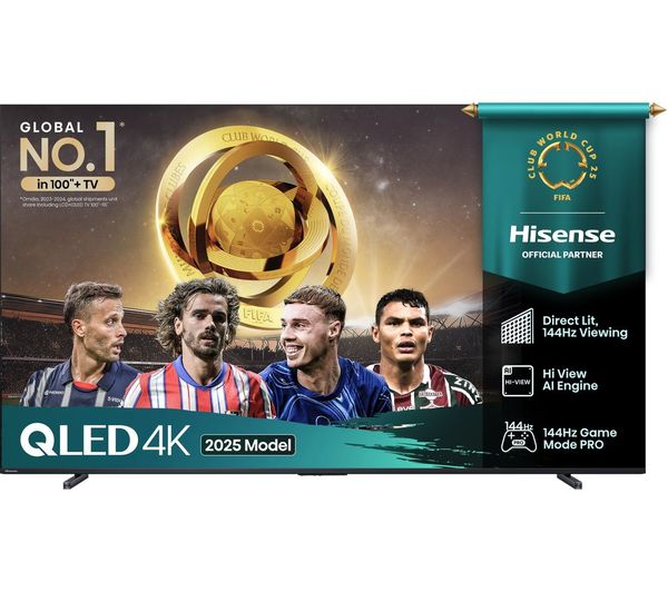Hisense E7q Pro 100 Qled 4k Hdr Smart Tv With Freely 100e7qtuk Pro
