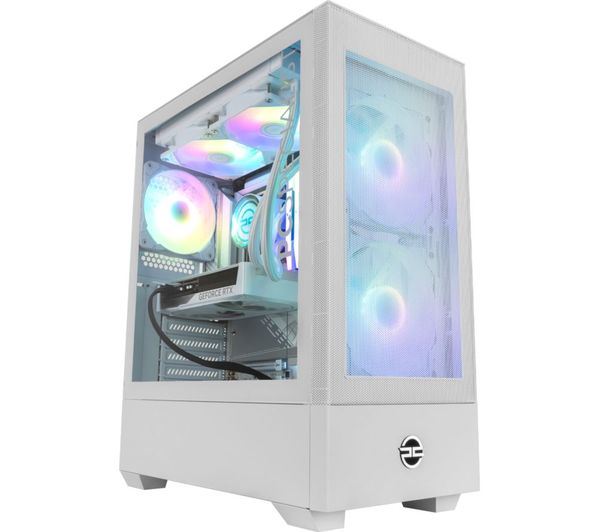 An image of PCSPECIALIST Lumin 65 Gaming PC - AMD Ryzen 7, RTX 5060 Ti, 1 TB SSD