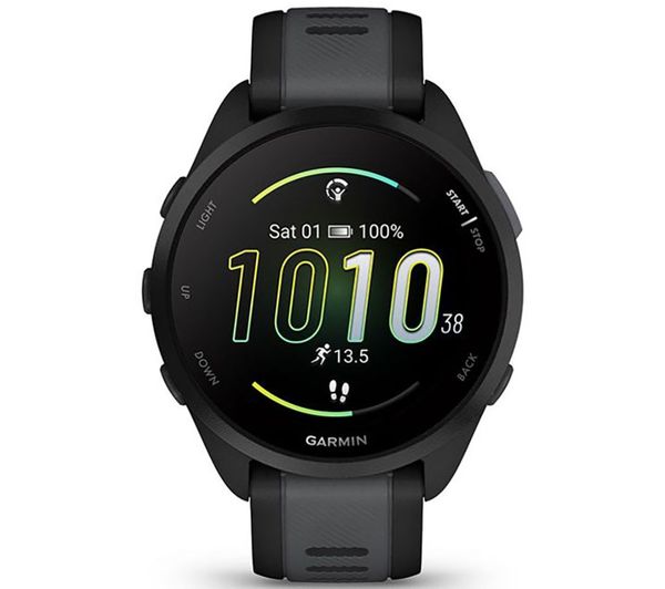 Garmin Forerunner 165 Music Sports Watch Black Slate 43 Mm Garmin Forerunner 165 Music Sports Watch Black Slate 43 Mm