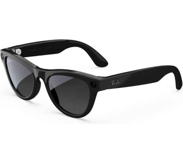 Ray Ban Meta Skyler Gen 2 Glasses Shiny Black With Polarised Gradient Graphite Lenses Ray Ban Meta Skyler Gen 2 Glasses Shiny Black With Polarised Gradient Graphite Lenses