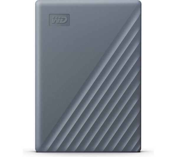WD My Passport Portable Hard Drive - 4 TB, Grey