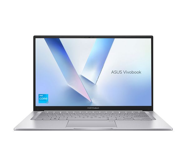 An image of ASUS Vivobook 14 X1404VA 14" Refurbished Laptop - Intel® Core™ i3, 512 GB SSD, Silver (Very Good Condition)
