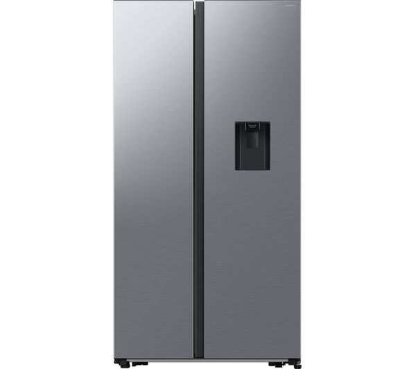 An image of SAMSUNG Bespoke AI Series 7 SpaceMax RS57DG410EM9EU Smart American-Style Fridge Freezer - Silver