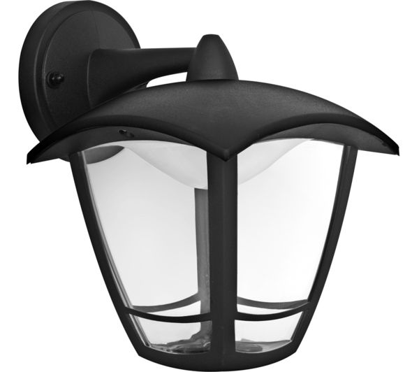 An image of LUCECO LEXCL4T6B4-01 Outdoor LED Wall Lantern - Black
