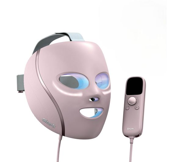 An image of SHARK FW312UKPK CryoGlow Under-Eye Cooling LED Anti-Ageing & Blemish Repair Mask - Rose Glow