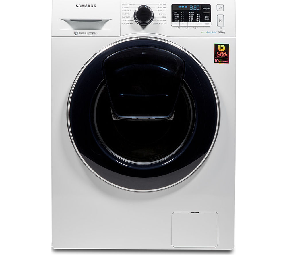 SAMSUNG AddWash WW80K5410UW Washing Machine specs