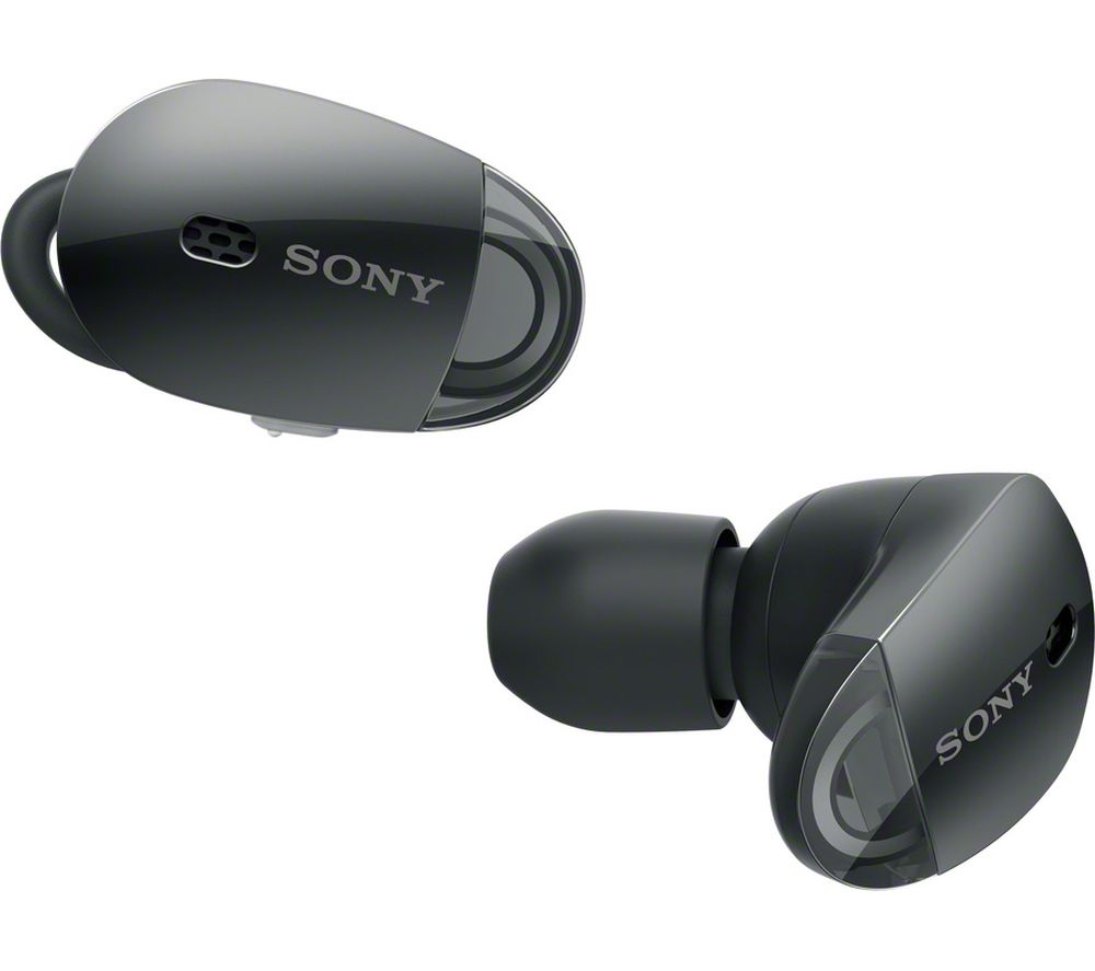 SONY WF1000X Wireless Bluetooth Noise-Cancelling Headphones – Black, Black