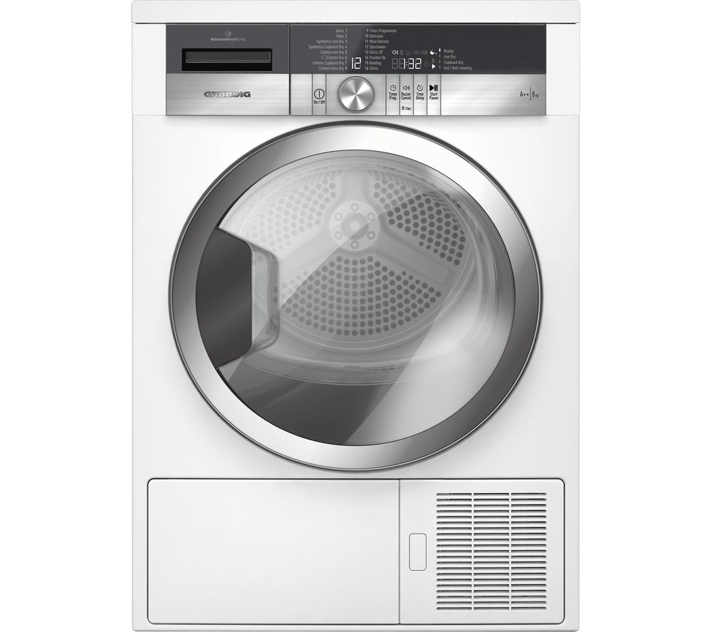 Grundig Tumble Dryer GTN38250MGCW 8 kg Heat Pump