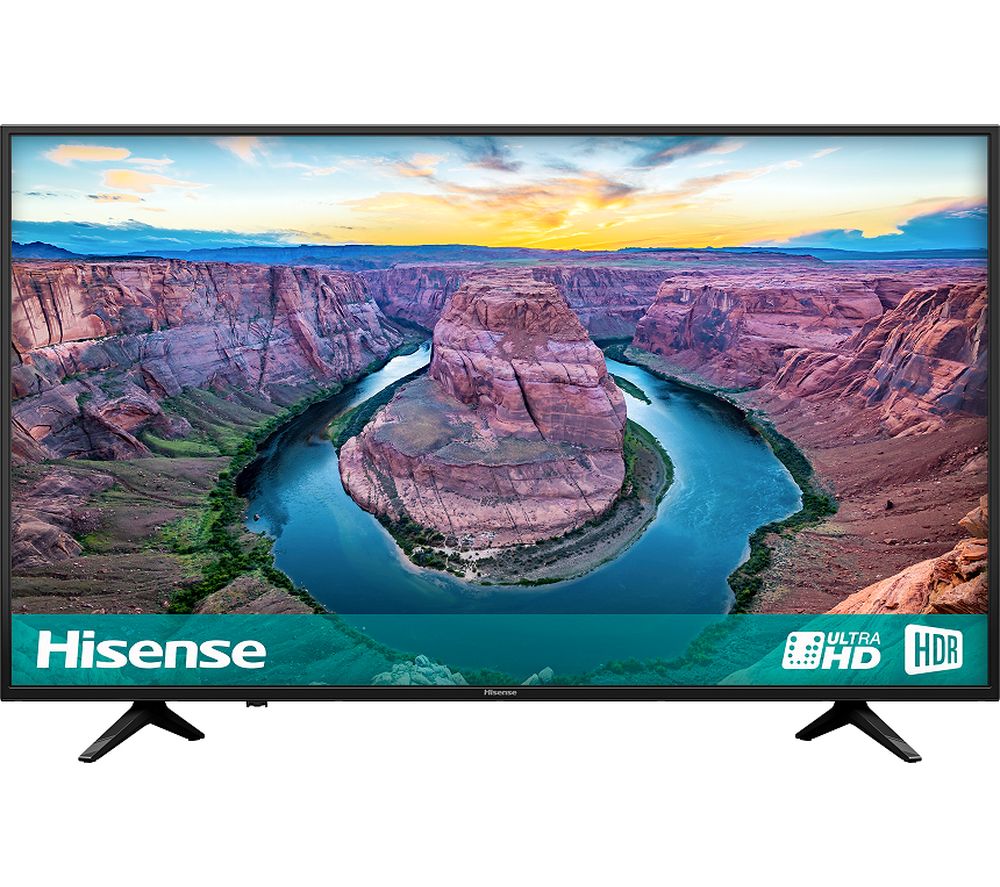 50″ Hisense H50AE6100UK  Smart 4K Ultra HD HDR LED TV, Gold